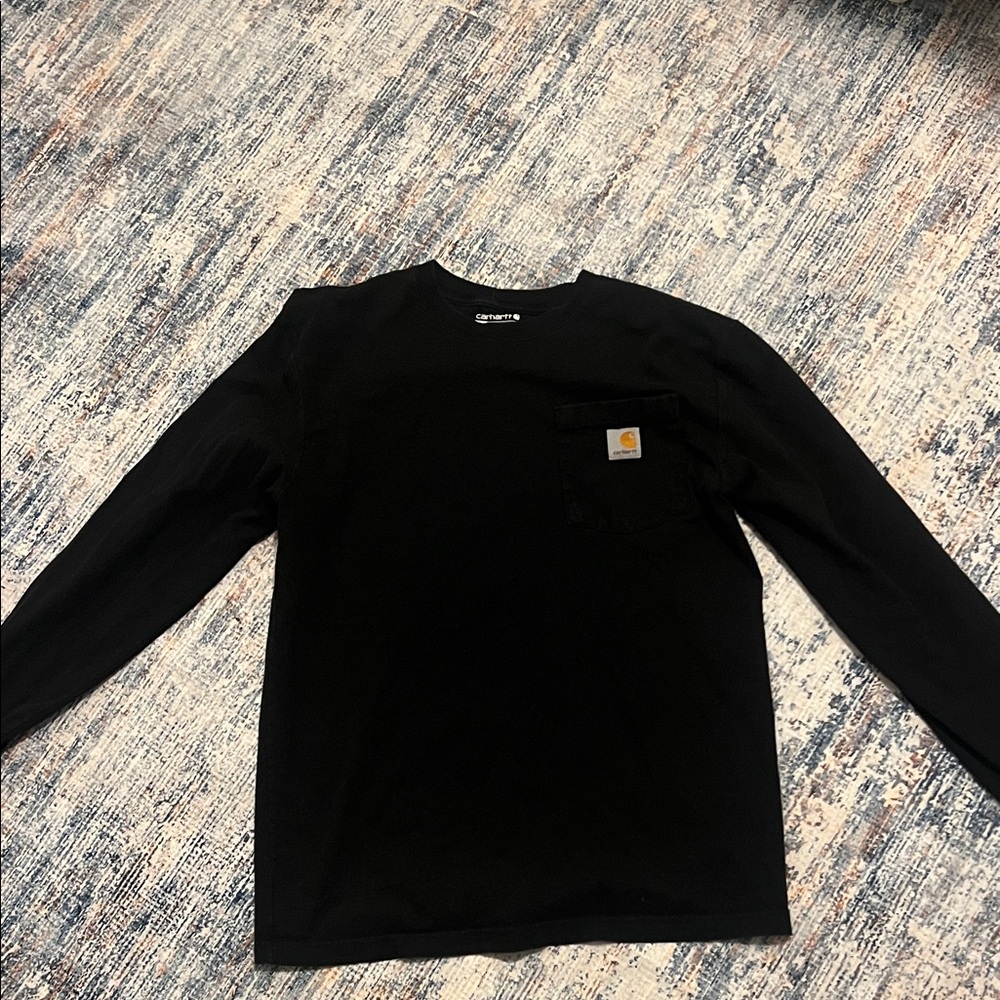 Carhartt Black Long Sleeve Shirt with Pocket